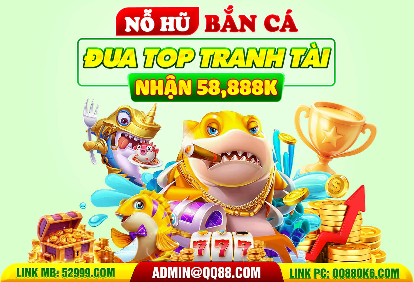 Sự kiện hot trong tháng - Nổ hũ bắn cá tranh tài +58,888k